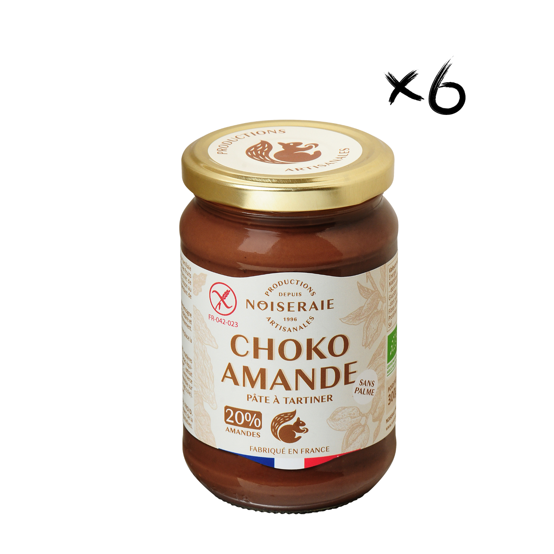 CHOKO AMANDE : Amande 20% Bio 300g