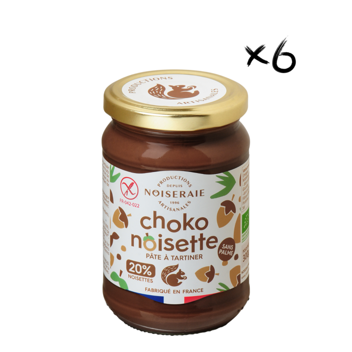 CHOKO Noisettes 20% sans huile de palme Bio 300g