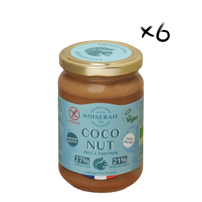 COCONUT NOISETTE 27% POUDRE DE CACAO 21% Bio