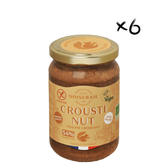 CROUSTINUT PRALINÉ NOISETTE 54% Bio 300g