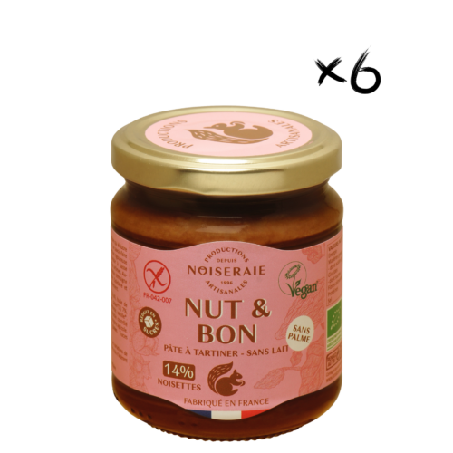 NUT & BON Noisettes 14% Bio 220g