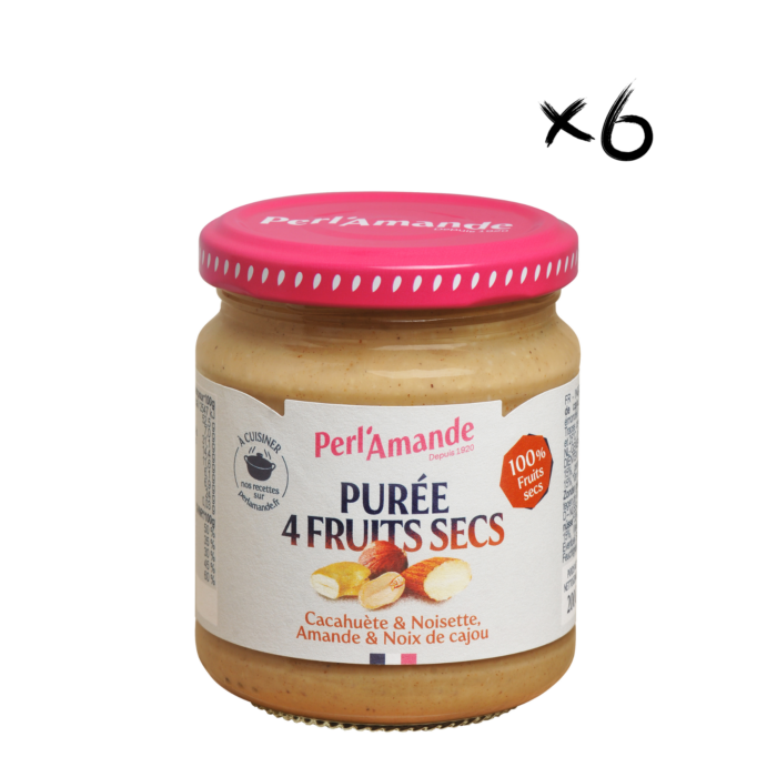 Purée 4 Fruits Secs Bio 200g .