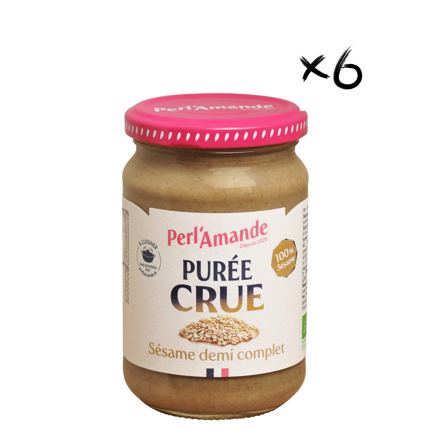 Purée de Sésame Semi-Complet Bio 280g