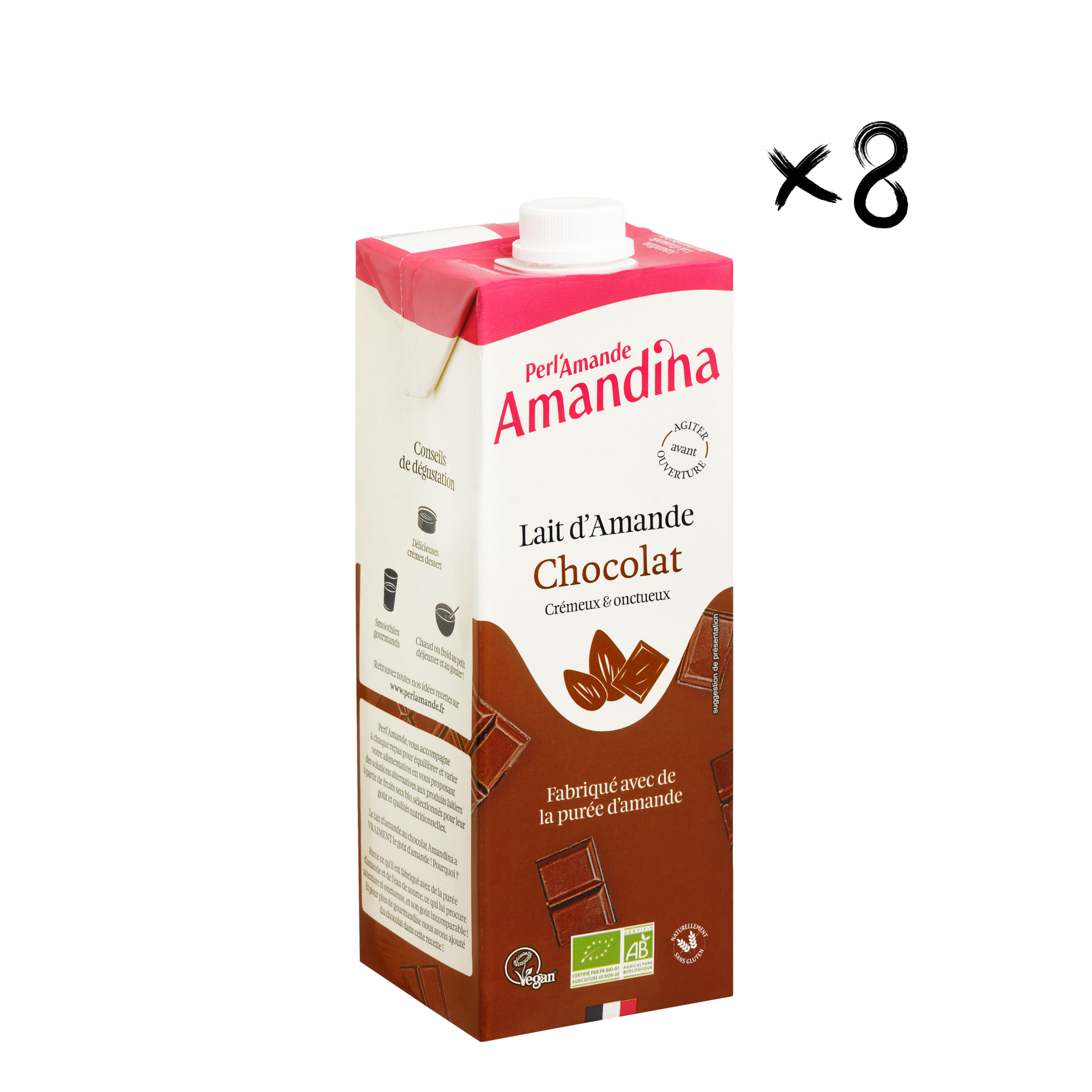 AMANDINA CHOKO Boisson au Chocolat 1L