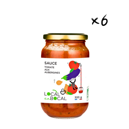 Sauce tomate provençale à l’aubergine et au basilic bio Succombez à notre délicieuse sauce tomate bio et laissez cette conserve artisanale vous transporter en Italie. Cette sauce tomate bio renferme les saveurs de la Provence. La bonne odeur du basilic associée à l’aubergine amène un côté gourmand qui rappelle la traditionnelle sauce italienne. La sauce tomate végétarienne accompagnera tous vos plats et leur donnera du caractère.