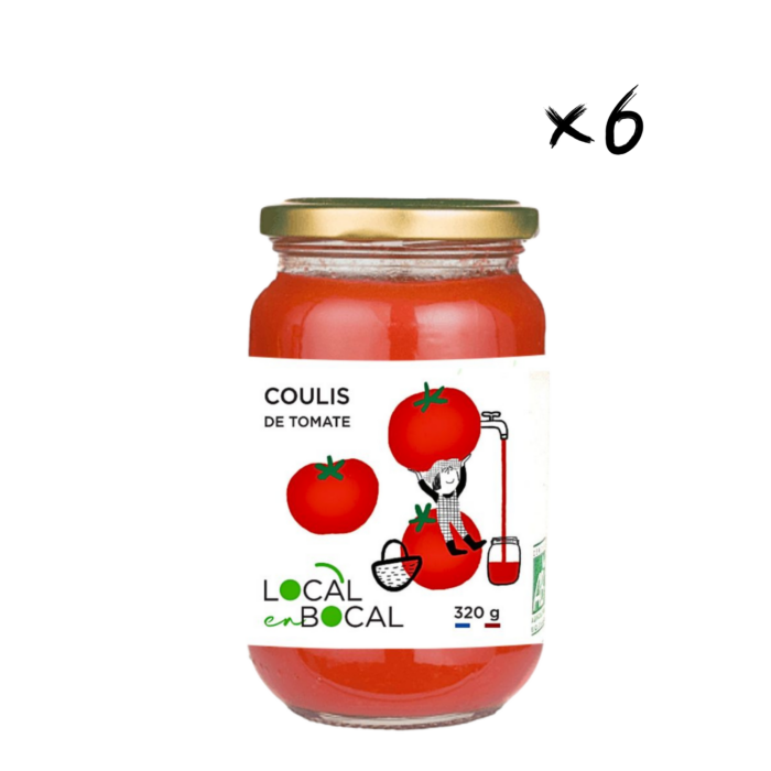 Un beau coulis de tomates, 100% Provence, avec des tomates bio provenant de quelques producteurs locaux. Riche en goût, ce coulis est idéal pour vos pizzas, pâtes et plats en sauce. Sans sel ajouté, il est épais et délicieux!