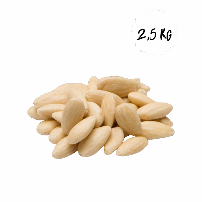 Amandes blanchies bio vrac 2,5 kg