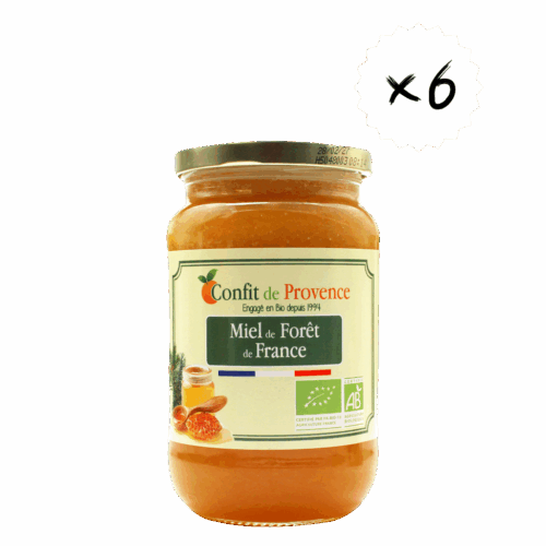 Miel de forêt de France Bio 500g x6