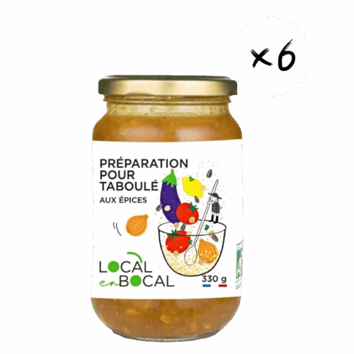 Préparation pour taboulé aux épices Bio 330g x 6