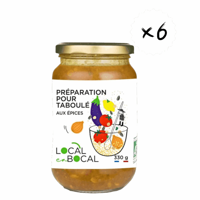 Préparation pour taboulé aux épices Bio 330g x 6