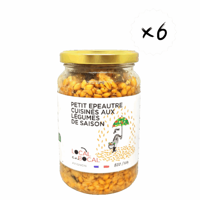 Petit épeautre aux légumes BIO 320g x 6